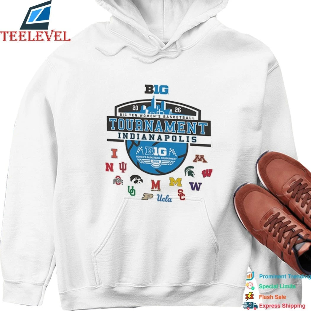 Big Ten Women’s Basketball Tournament 2026 Skyline Logo Shirts