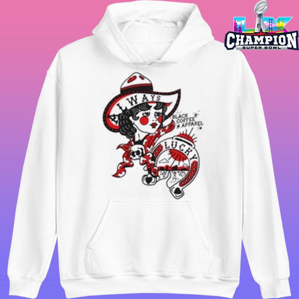 Black Coffee Apparel Always Lucky Raglan Shirt