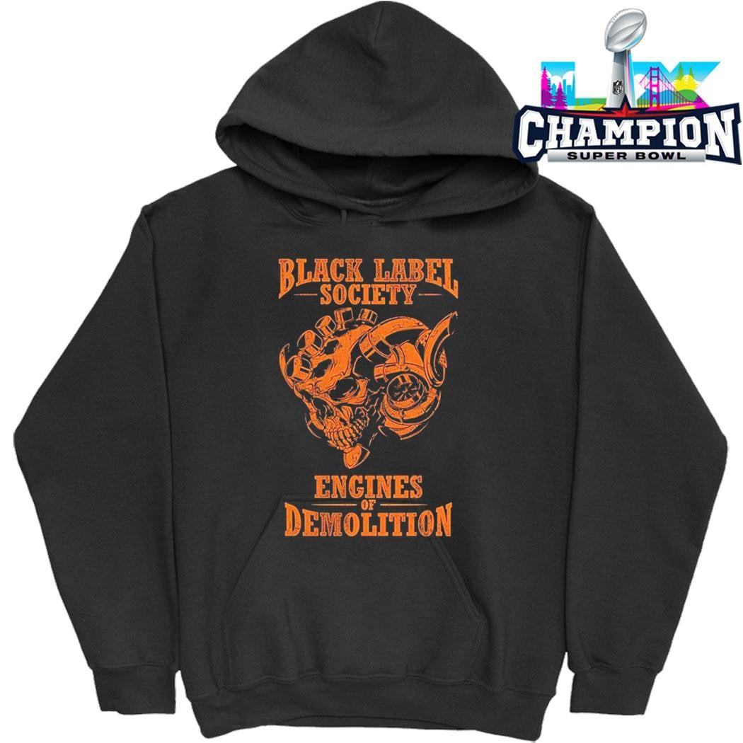 Black Label Society 2026 Two Sides Engines Of Demolition Skully Shirt