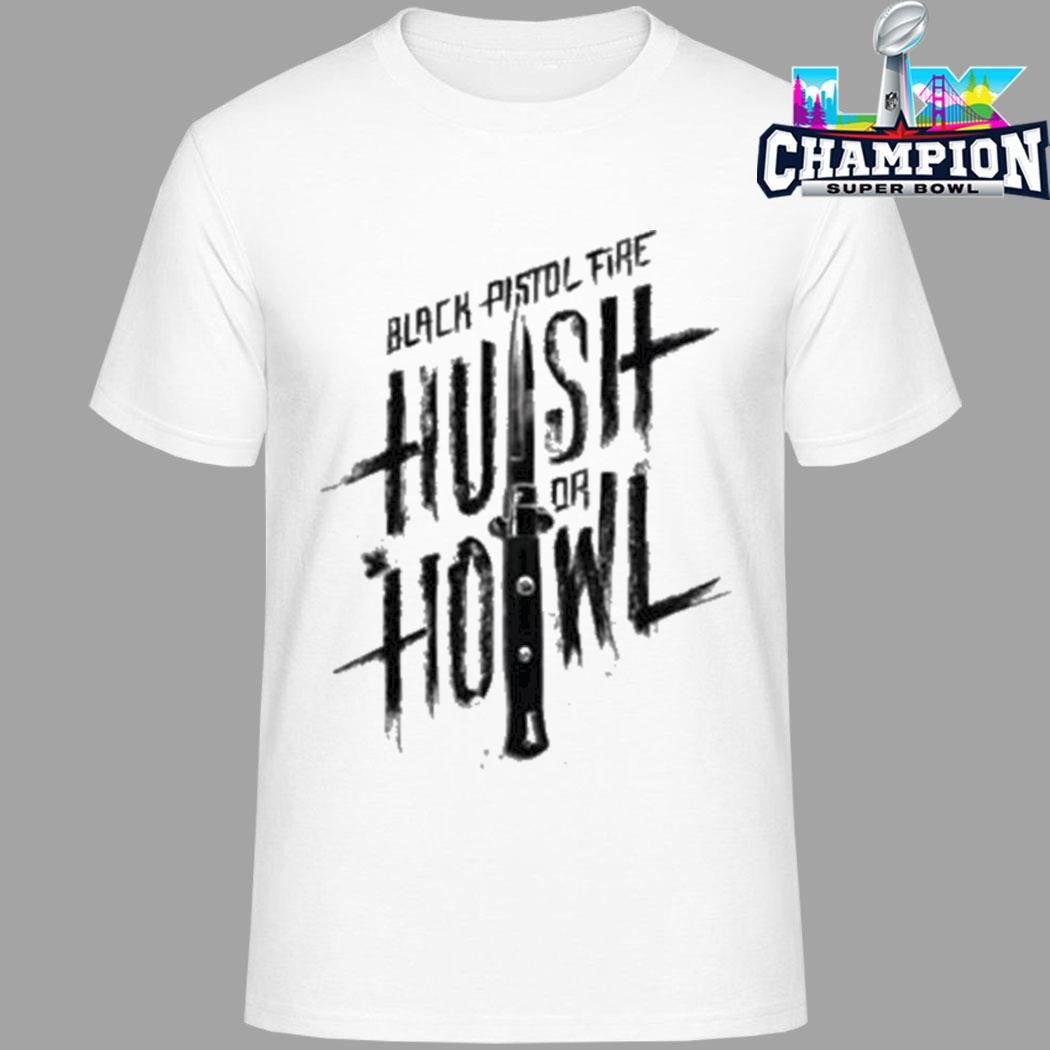 Black Pistol Fire Hush Or Howl Ringer Shirt