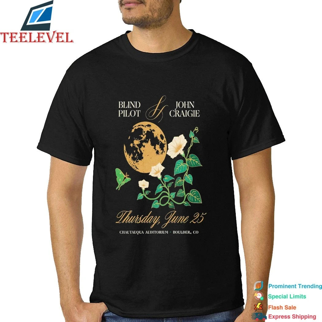 Blind Pilot And John Craigie Boulder CO On June 25 2026 Shirts