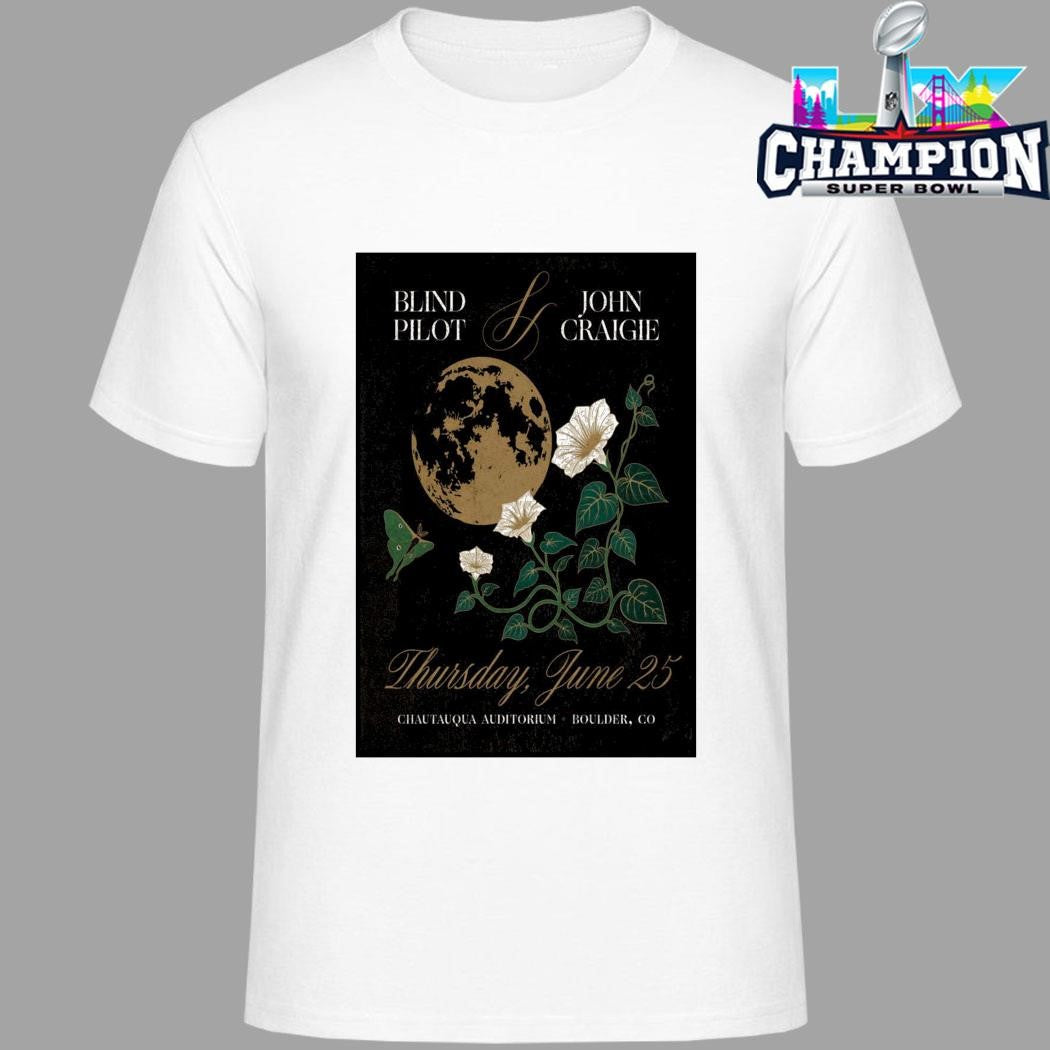 Blind Pilot And John Craigie In Boulder Co On Jun 25 2026 Shirt
