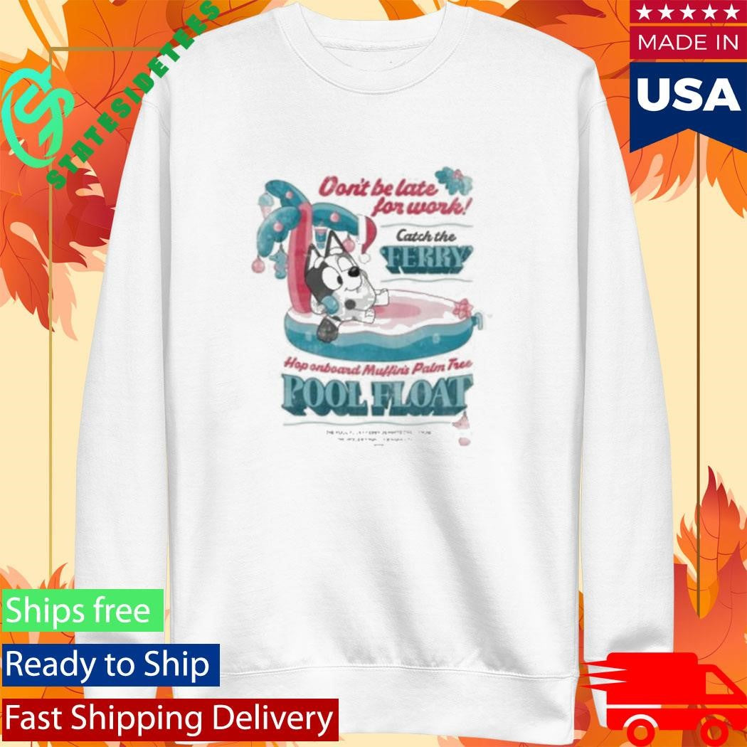 Bluey Adults Festive Ferry Shirt