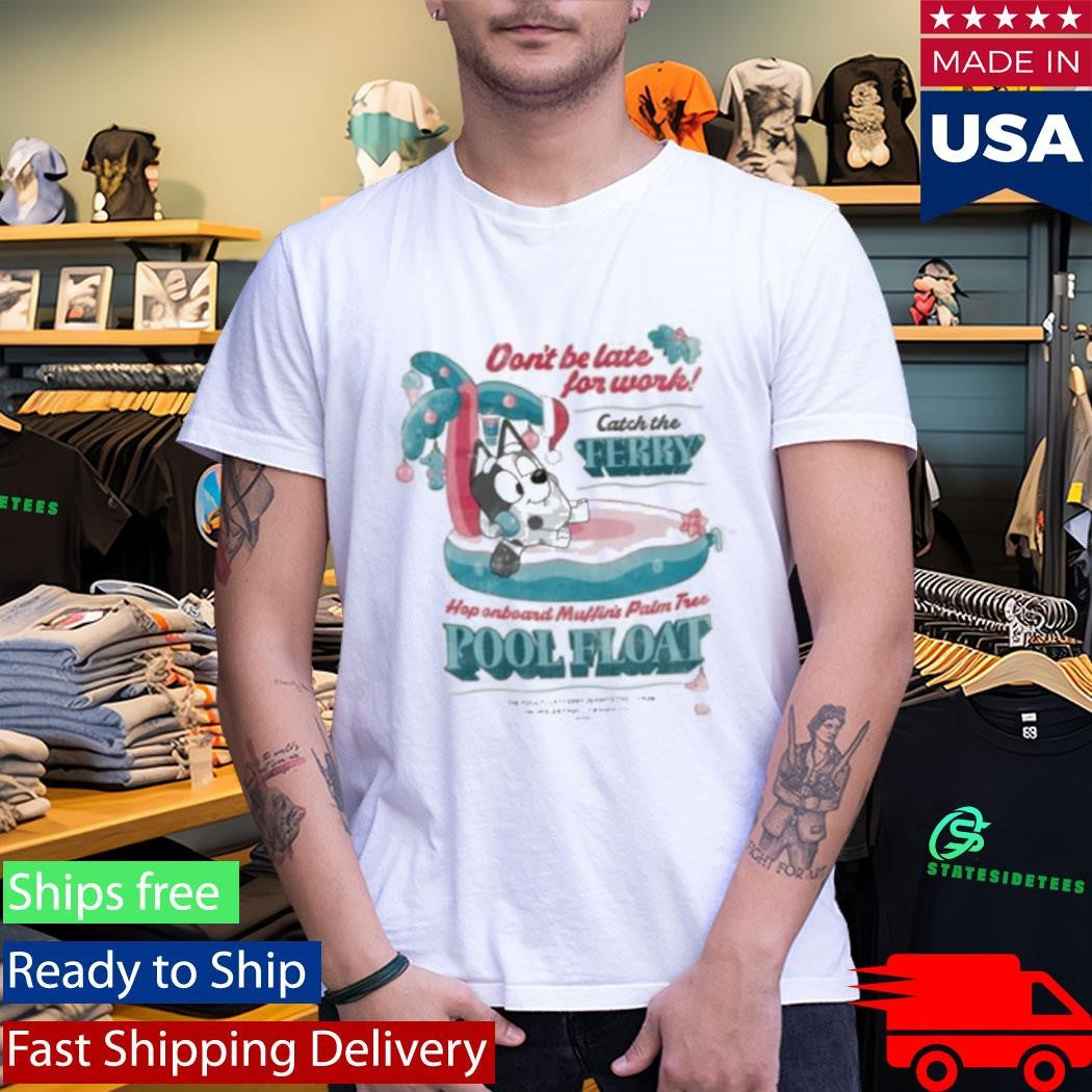 Bluey Adults Festive Ferry Shirt