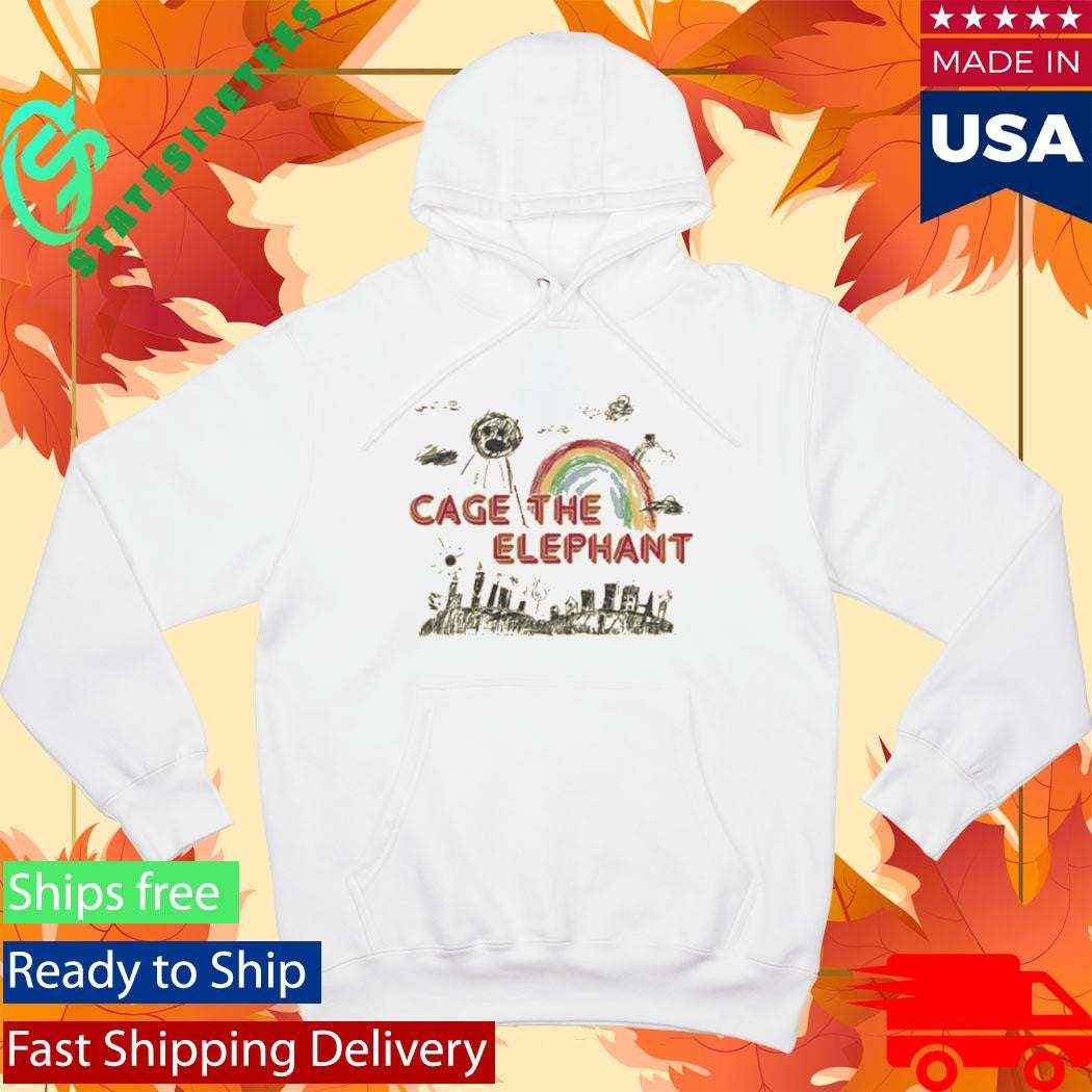 Cage The Elephant Yellow Doodle Shirt