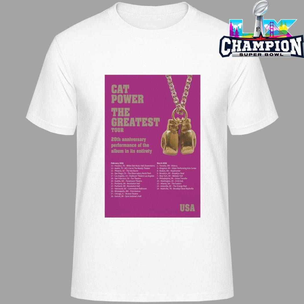Cat Power Mar 12 2026 Atlanta Ga Shirt