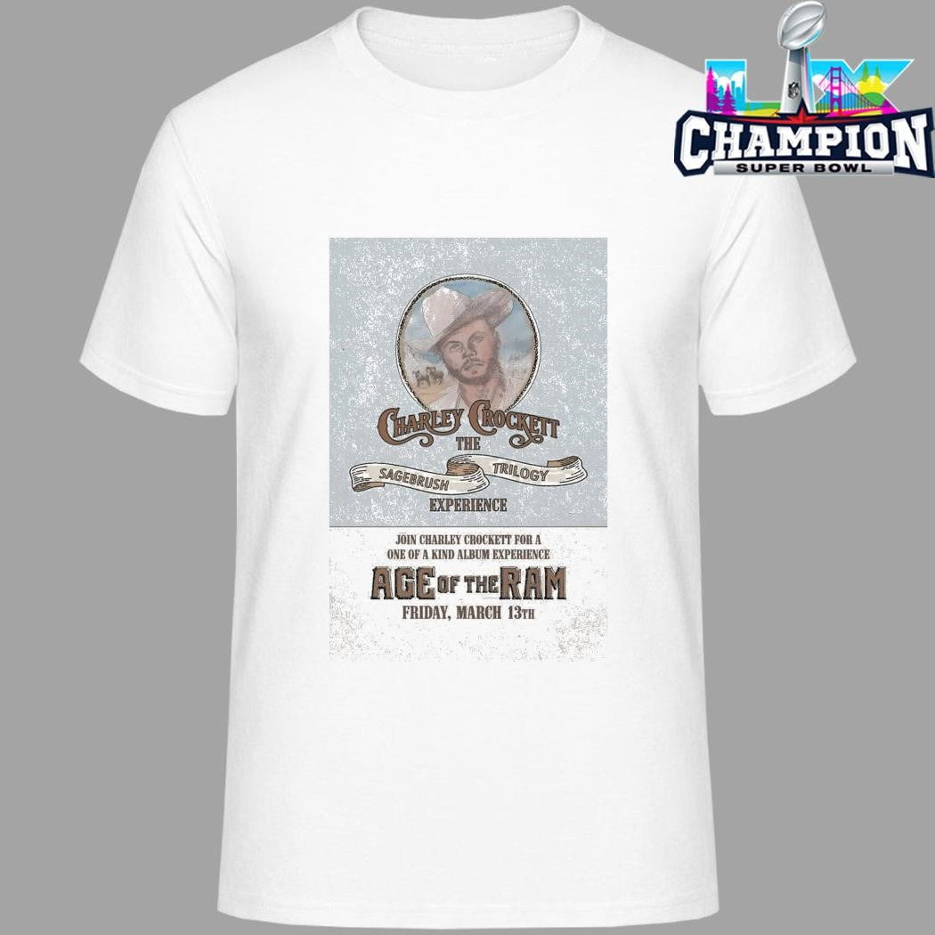 Charley Crockett At San Benito County Fairgrounds On Mar 13 2026 Shirt