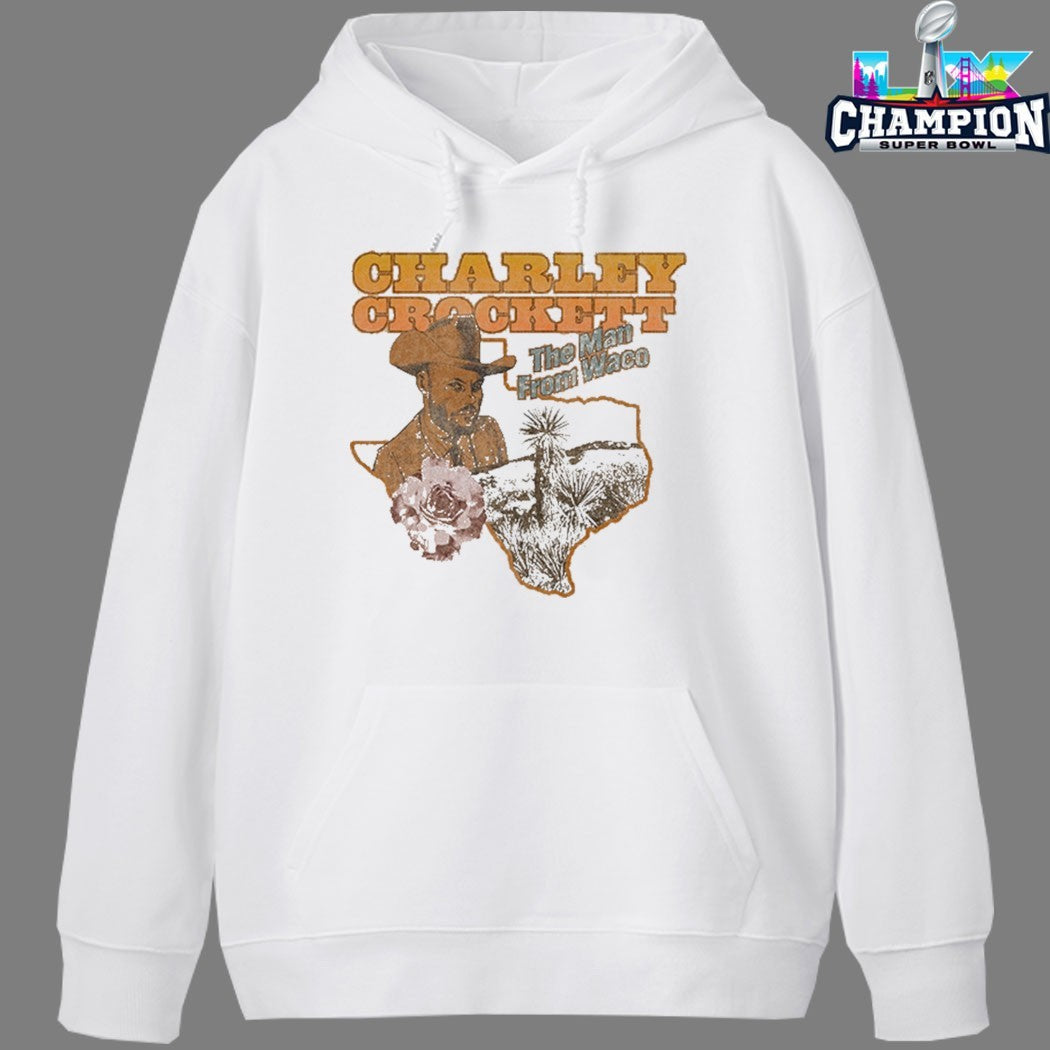 Charley Crockett The Man From Waco Texas Rose T-shirts