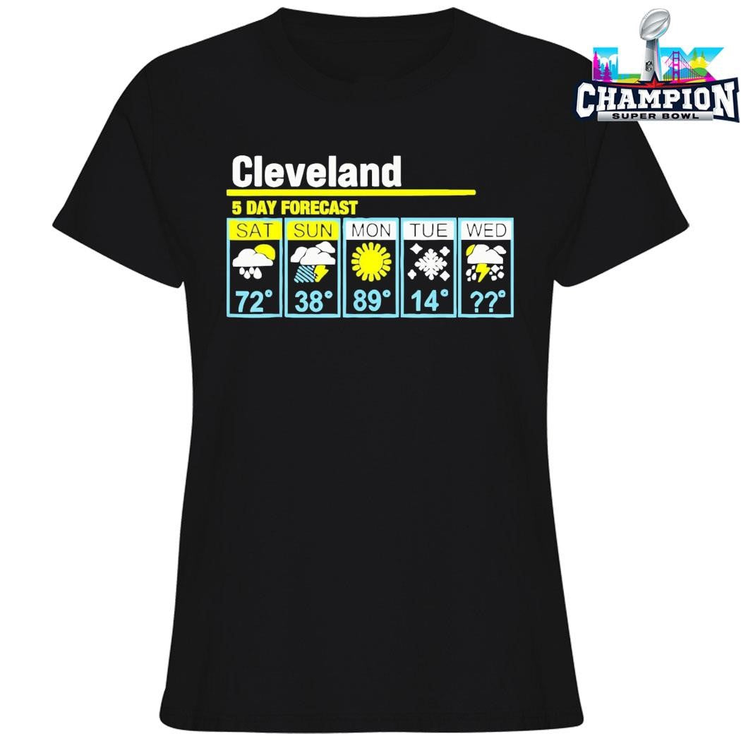 Cleveland 5 Day Forecast Shirt