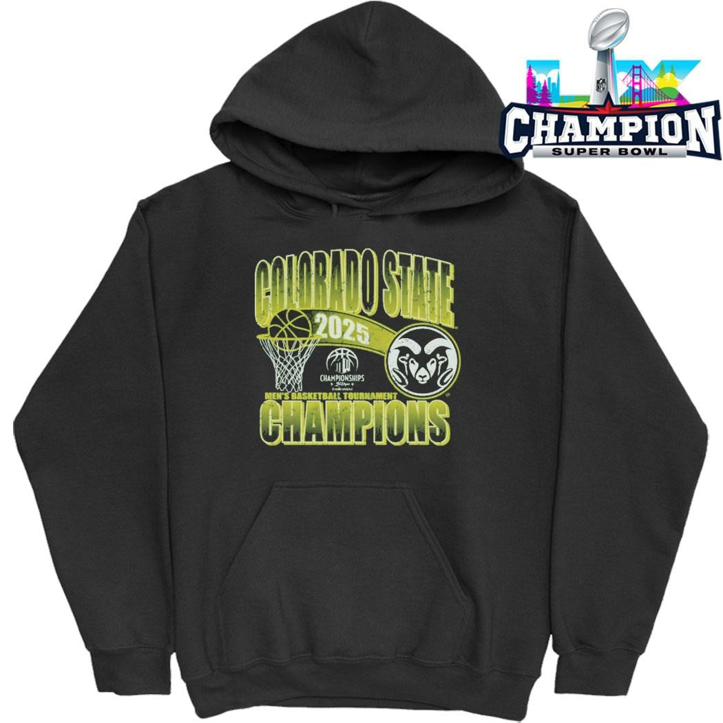 Colorado State Rams Men’s Basketball 2025 Mwc Tournament Champions Shirt