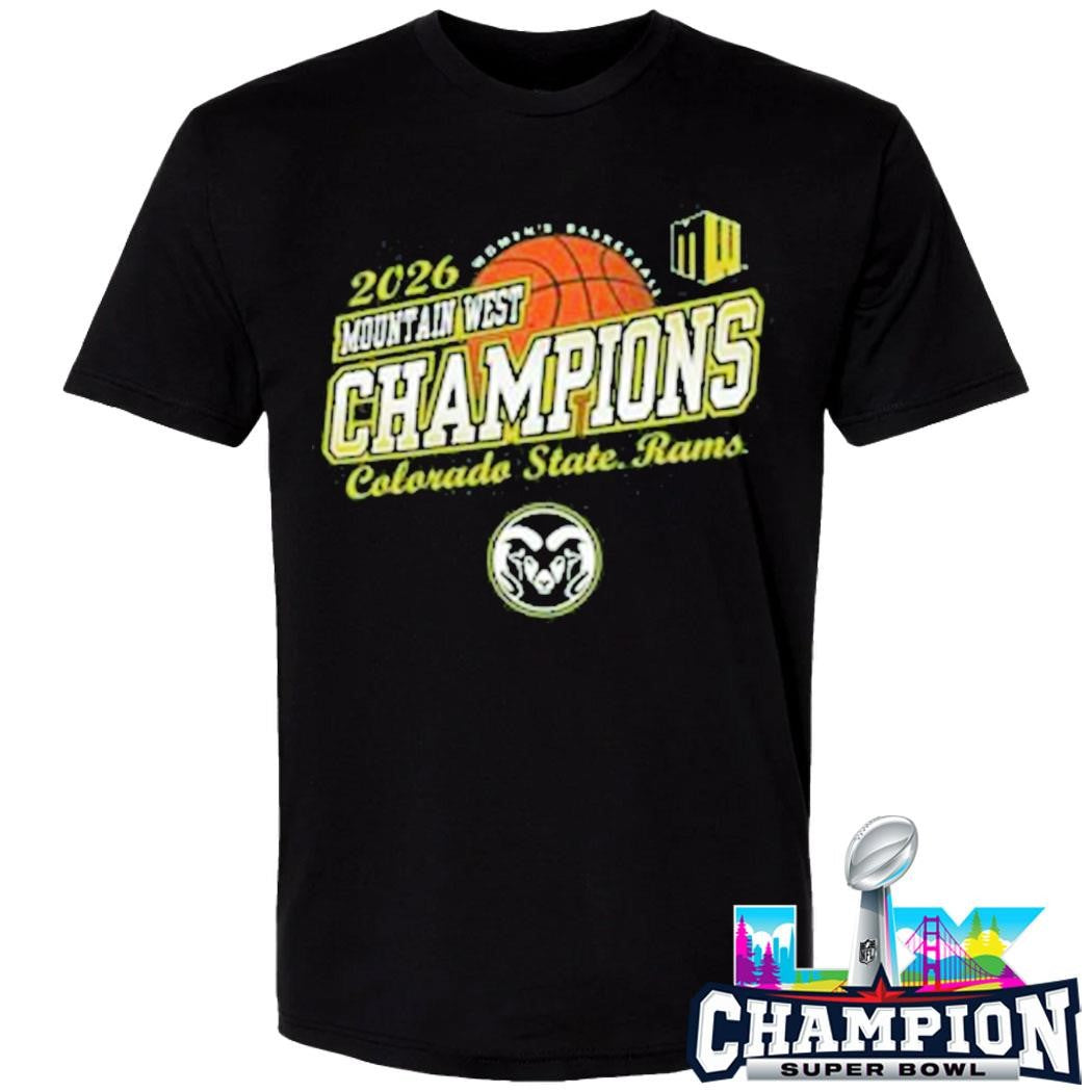 Colorado State Rams Women’s Basketball 2026 Mountain West Tournament Champions Shirt