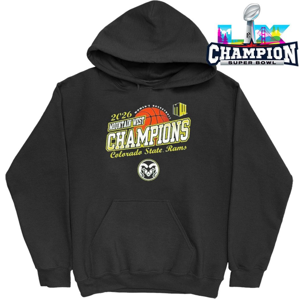 Colorado State Rams Women’s Basketball Champions 2026 Mountain West Tournament Shirt
