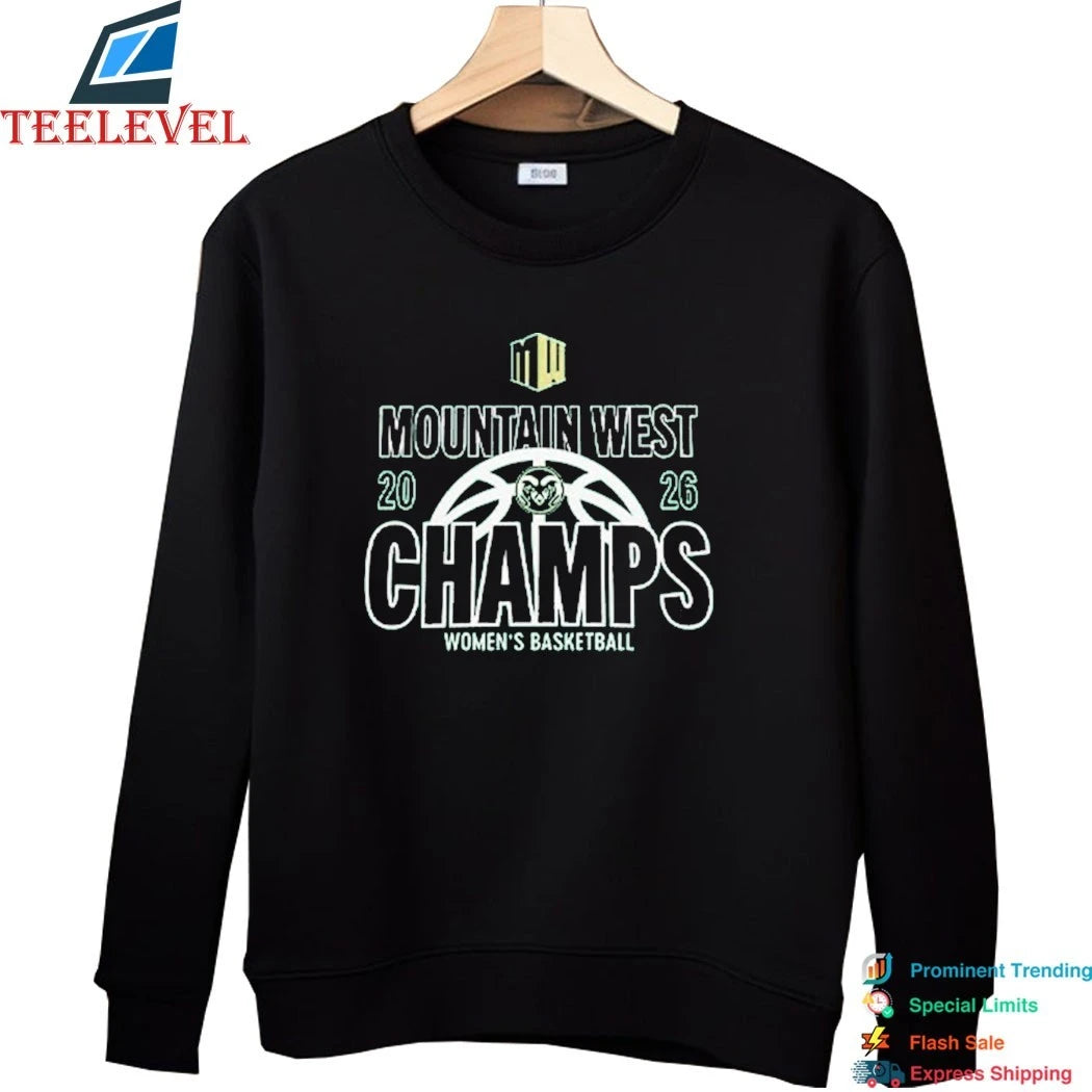 Colorado State Women’s Basketball Mountain West Conference Tournament 2026 Champions Shirts