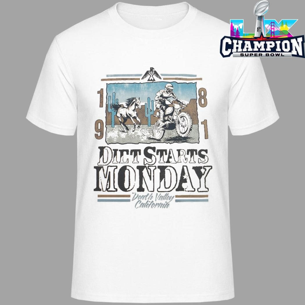Corporate Gotem Diet Starts Monday 81 Racing Shirt
