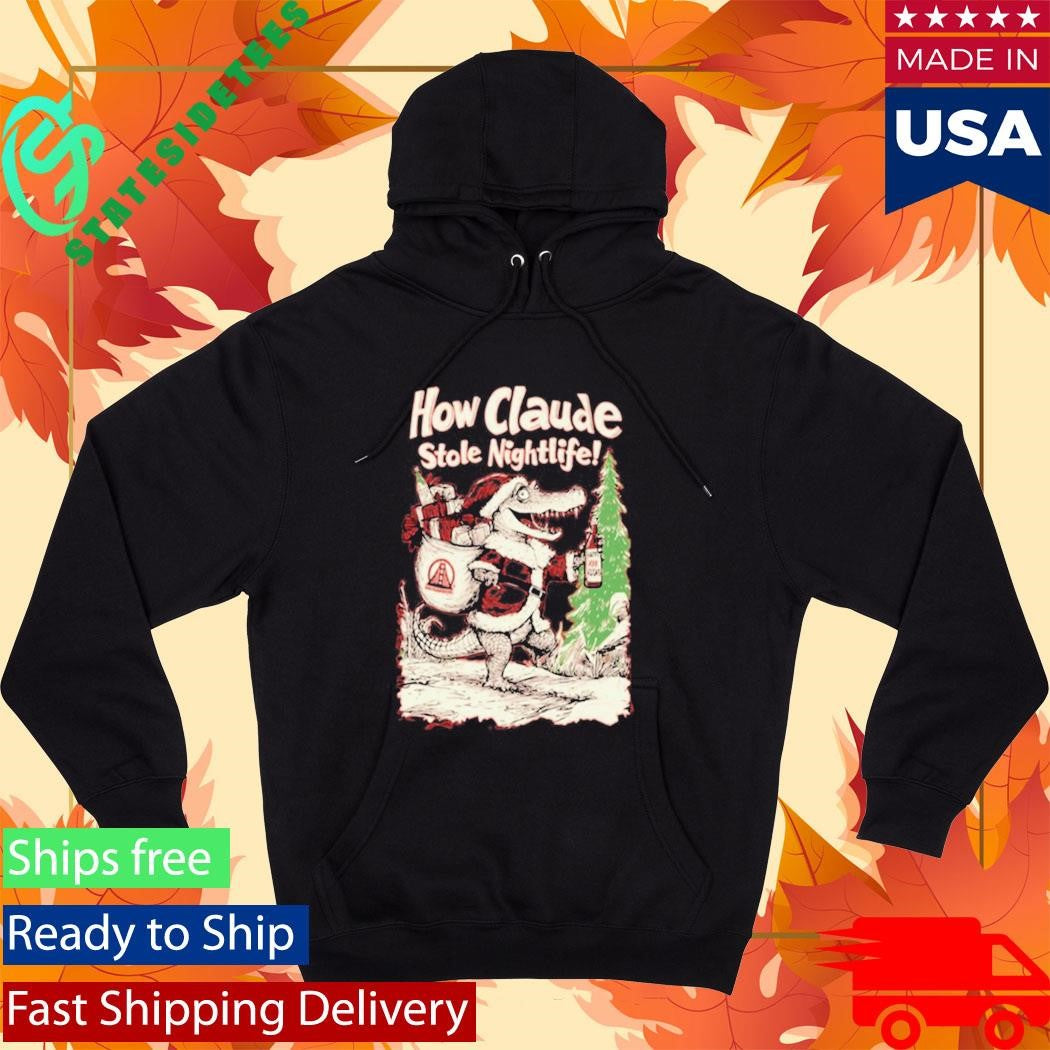 Crocodile How Claude Stole Nightlife Christmas Shirt