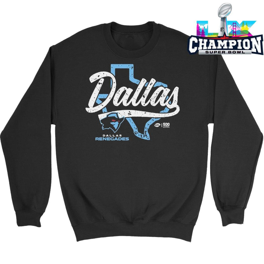 Dallas Renegades State Map Shirt