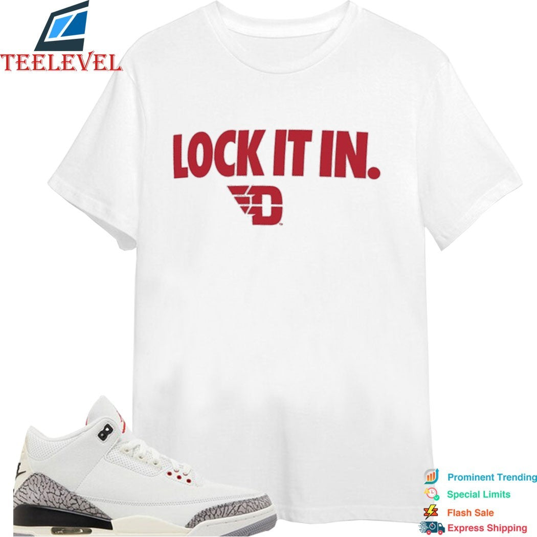 Dayton Flyers Lock It In  T-Shirts