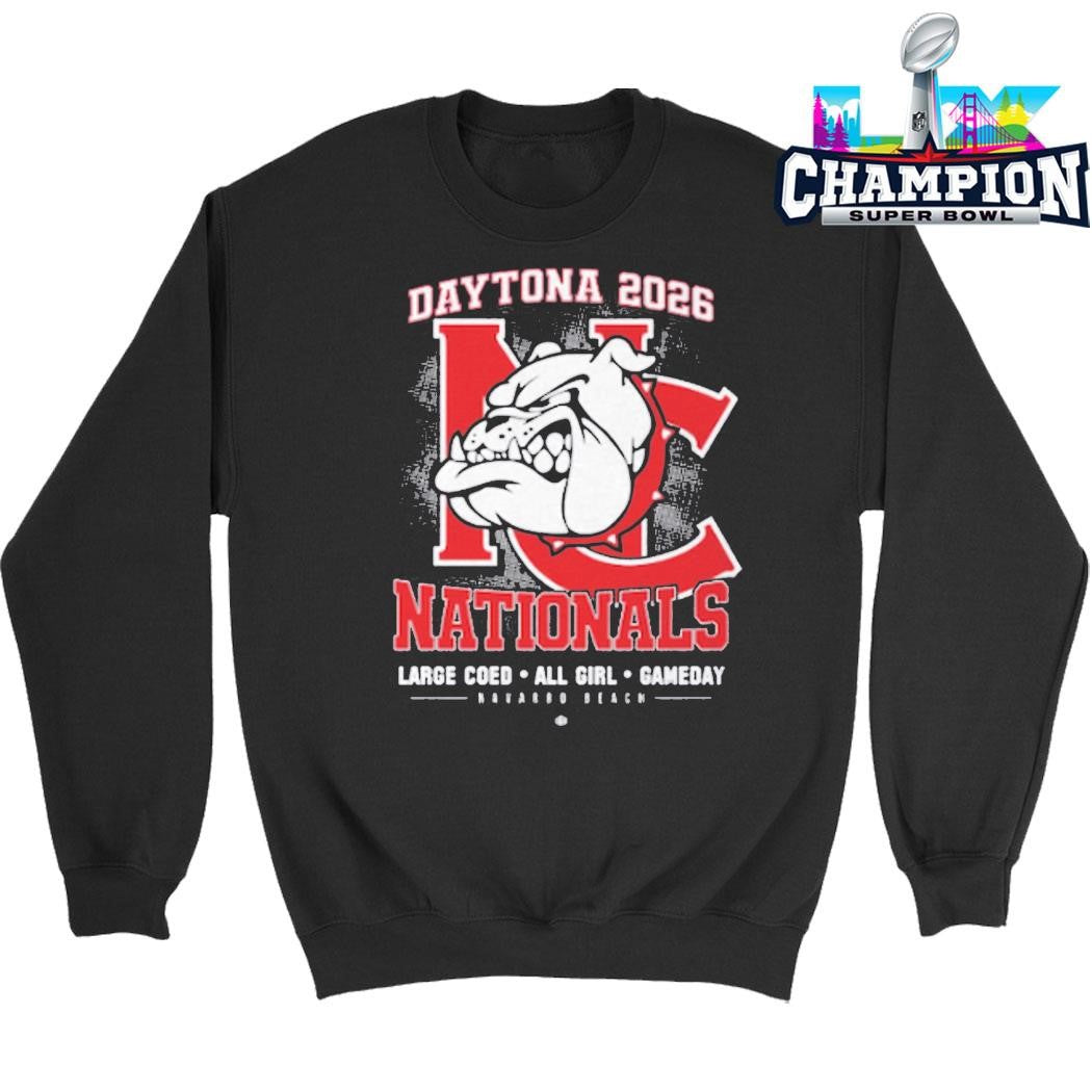 Daytona 2026 Nationals Large Coed All Girl Gameday Shirt