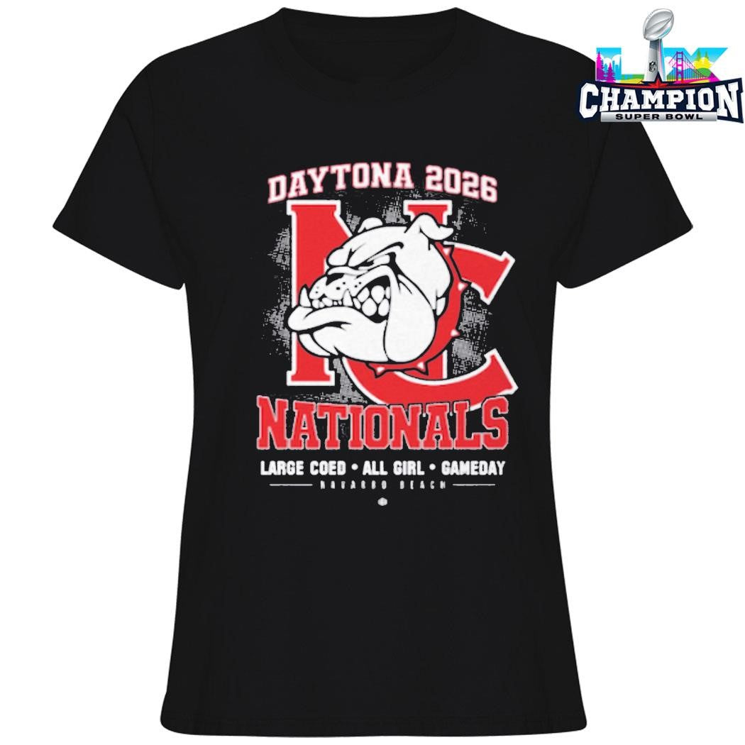 Daytona 2026 Nationals Large Coed All Girl Gameday Shirt