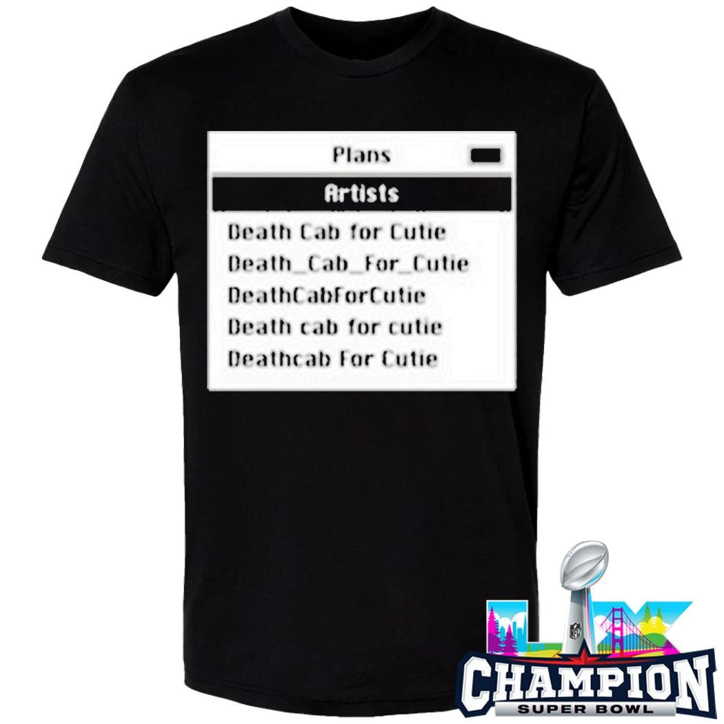 Death Cab For Cutie Dcfc Screen Shirt
