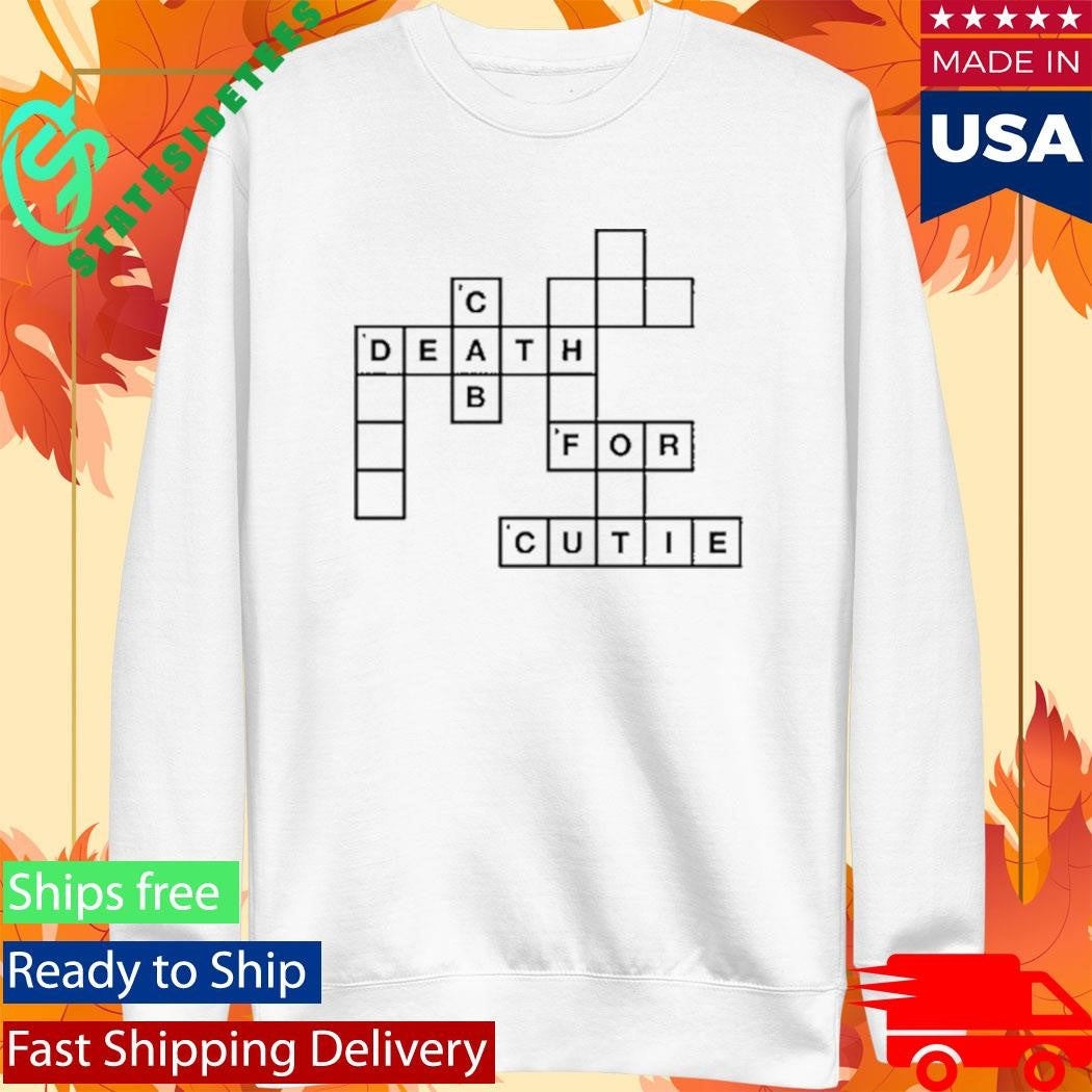 Deathcabforcutie Dcfc Crossword Shirt