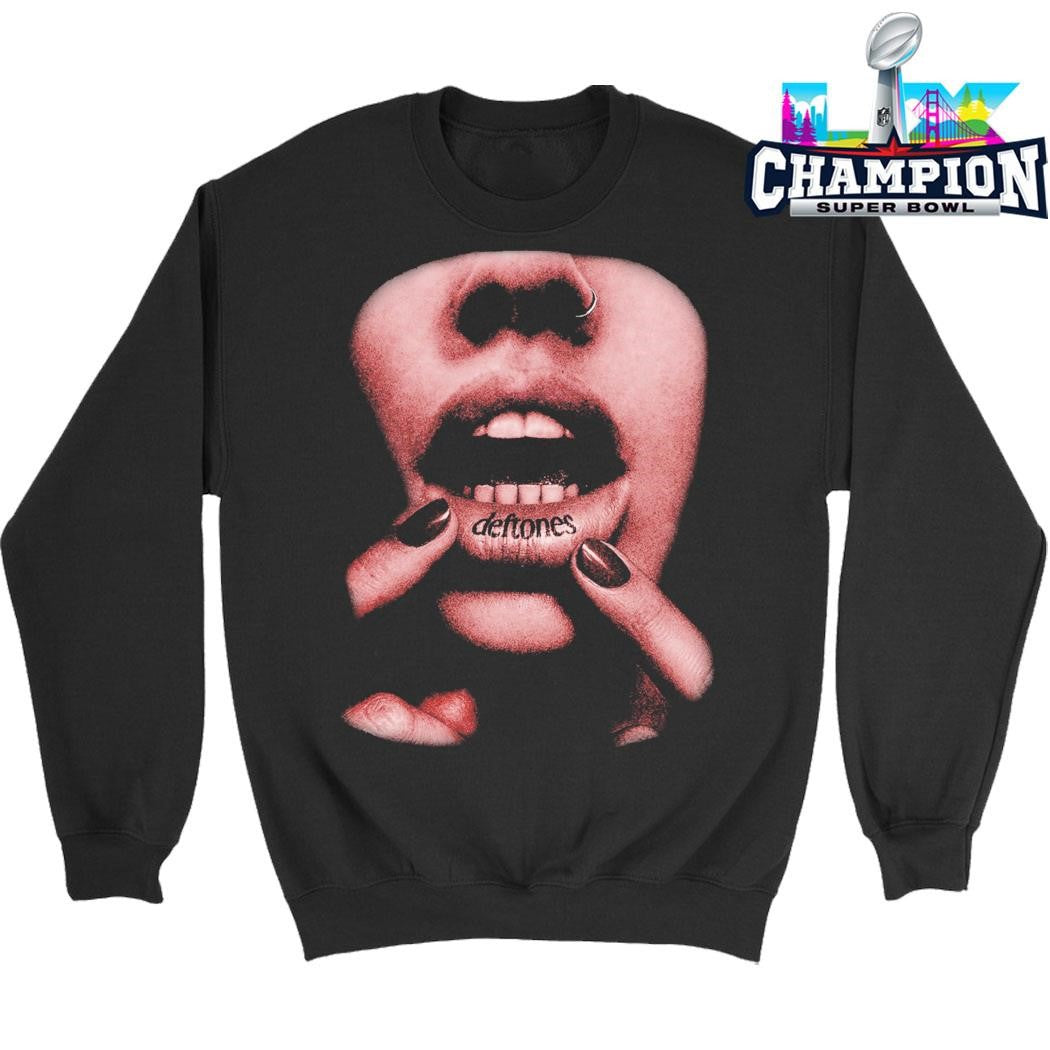 Deftones 2026 Black Lip Tattoos Shirt