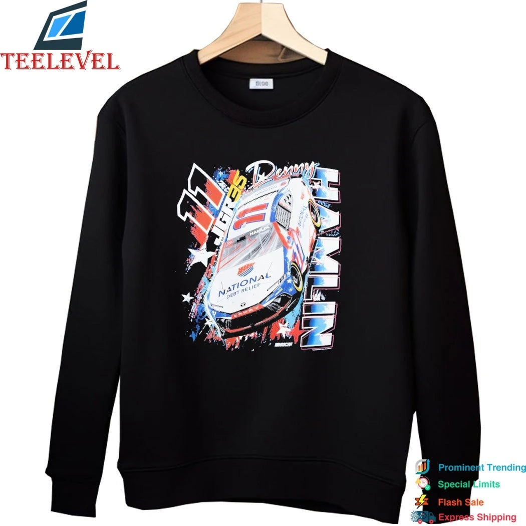 Denny Hamlin Joe Gibbs Racing Team #11 Debt Relief Shirts