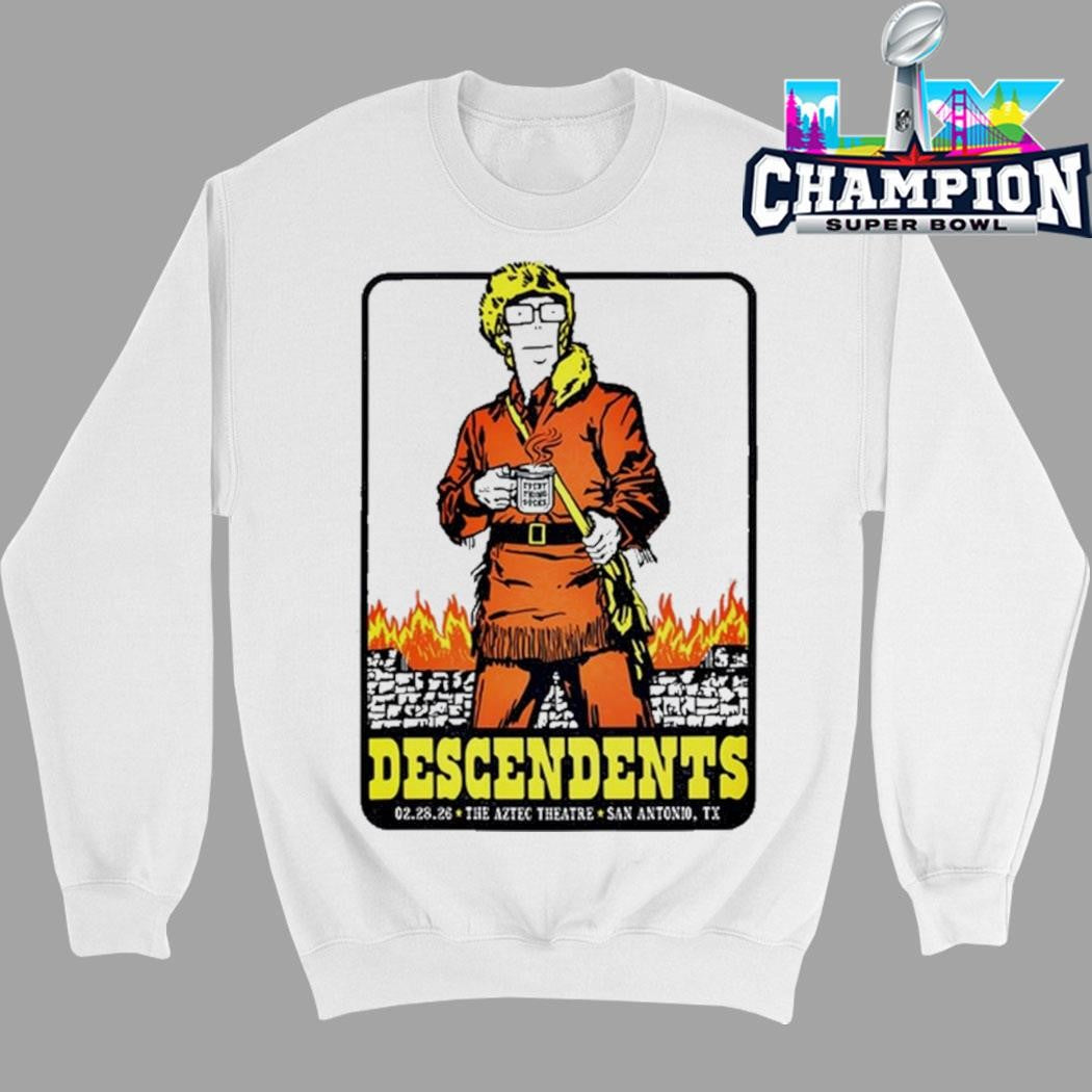 Descendents Tour San Antonio Tx On Feb 28 2026 Shirt