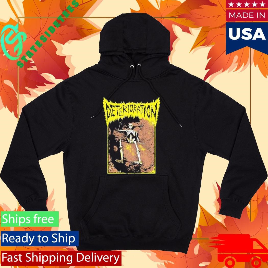 Deterioration Unidentified Skeleton Face Shirt