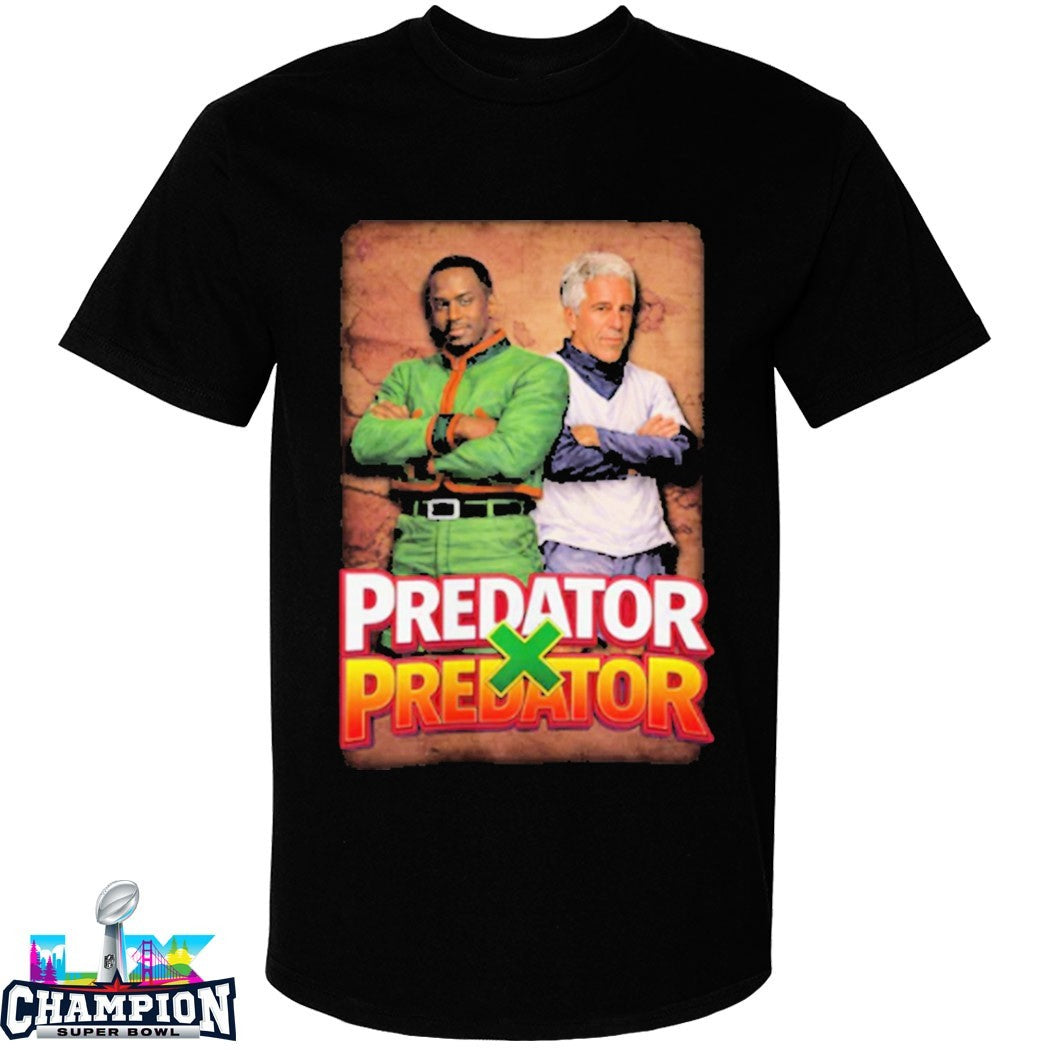 Diddy And Jeffrey Epstein Predator X Predator T-shirts