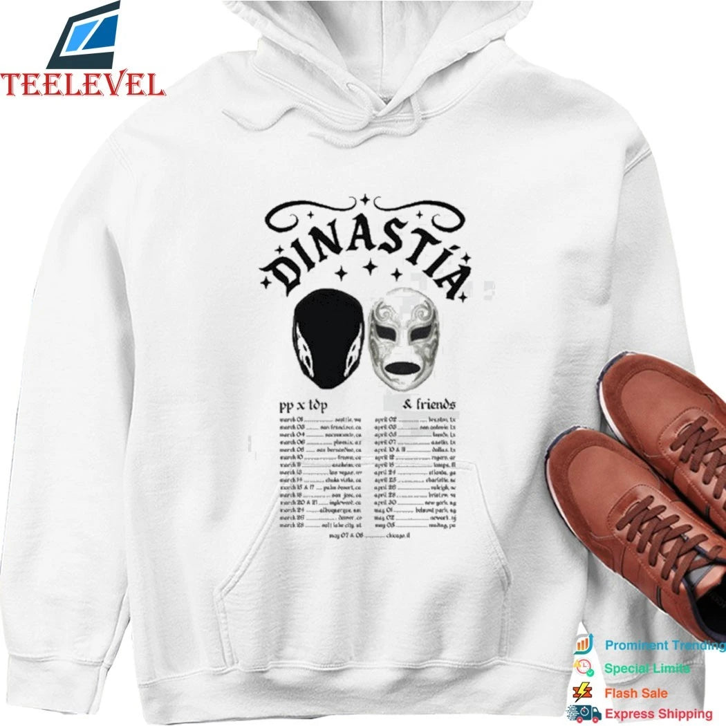 DinastÃa Tour 2026 Luchador Dateback Shirts