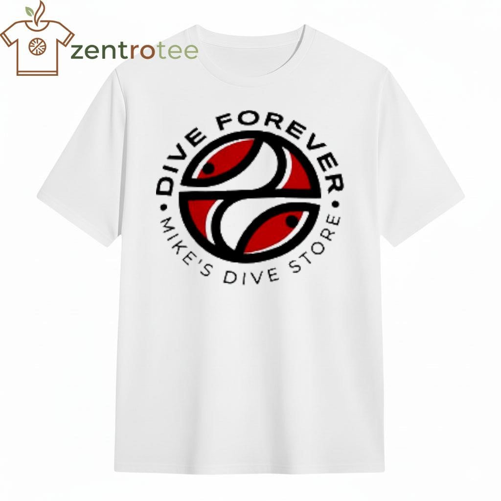 Dive Forever Organic Embroidered circle t-shirt