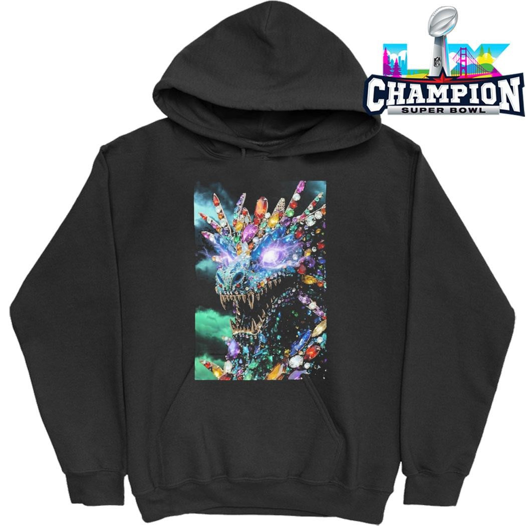 Dragon Crystal Psychedelic Gem Monster Shirt