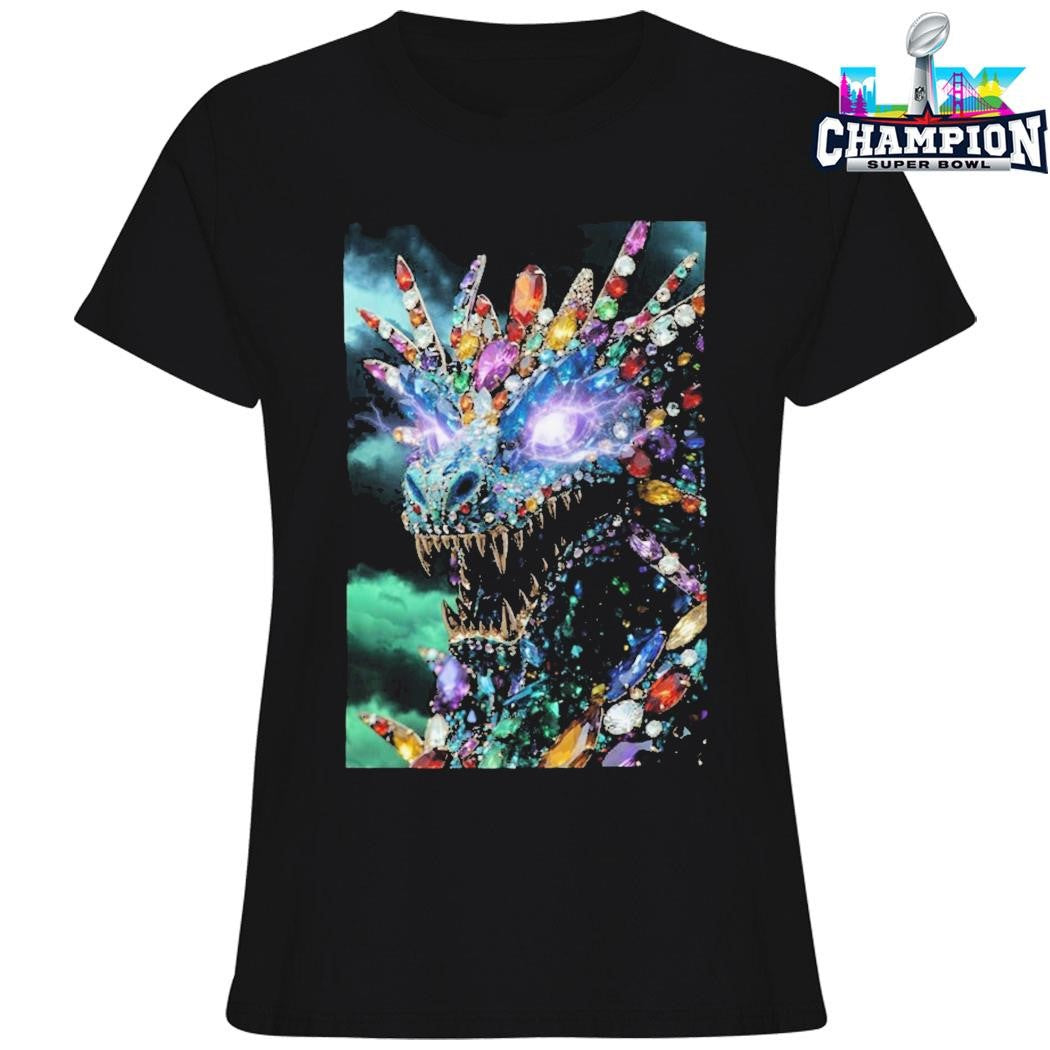 Dragon Crystal Psychedelic Gem Monster Shirt