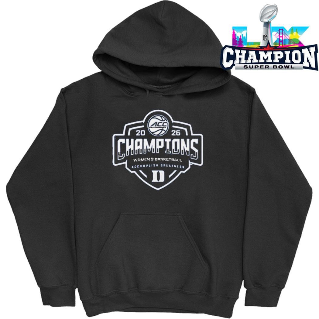 Duke Women’s Basketball Champions Acc Women’s Tournament 2026 Shirt