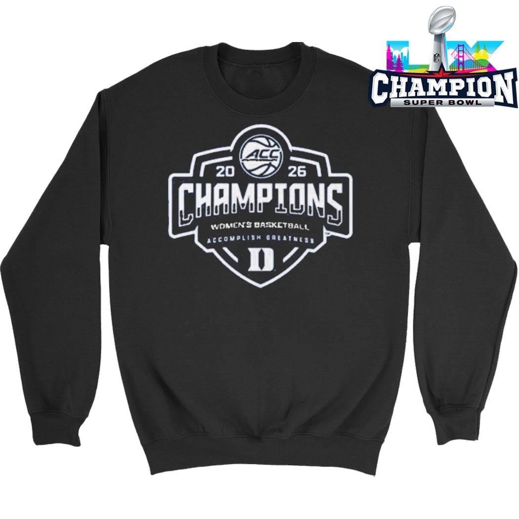 Duke Women’s Basketball Champions Acc Women’s Tournament 2026 Shirt