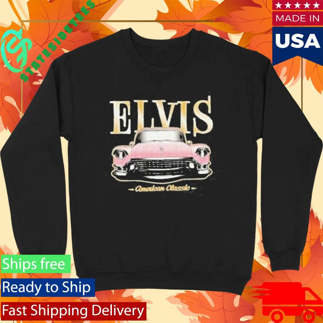 Elvis American Pink Car Shirt