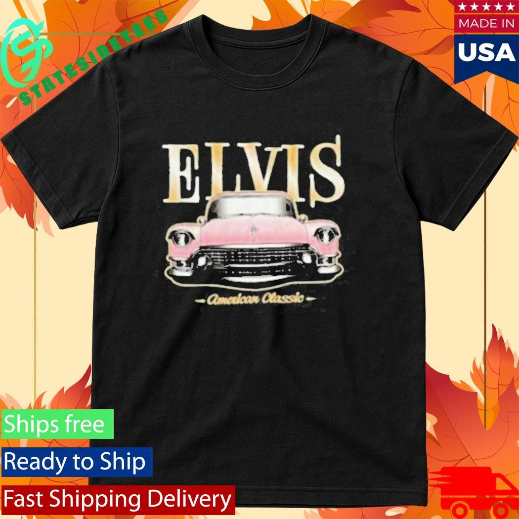 Elvis American Pink Car Shirt