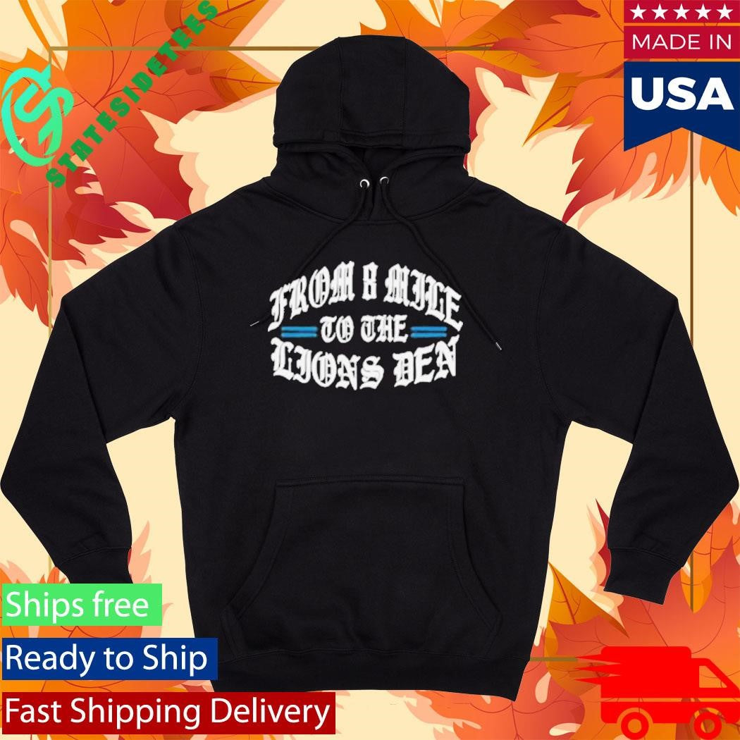 Eminem X Detroit Lions Helmet Shirt