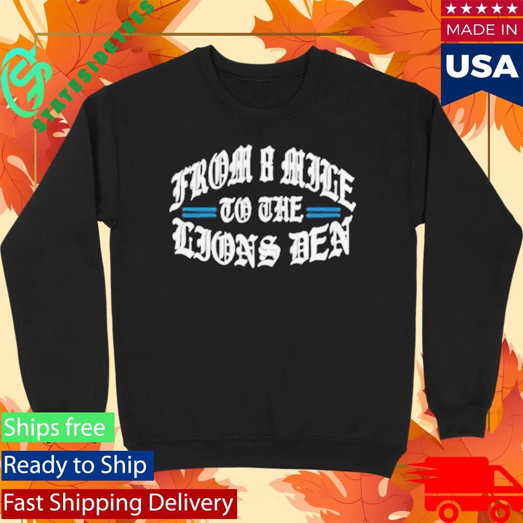 Eminem X Detroit Lions Helmet Shirt