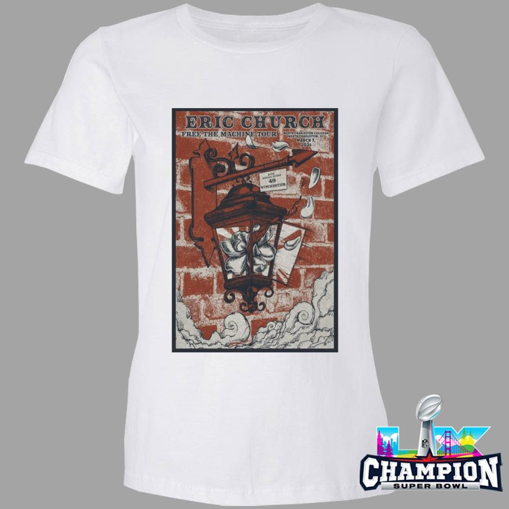 Eric Church Mar 7 2026 North Charleston Shirt