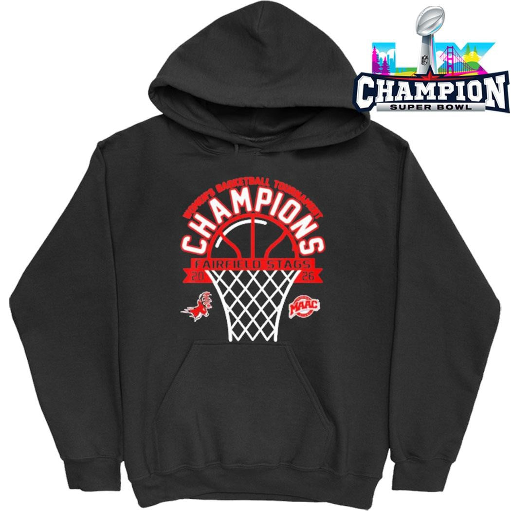 Fairfield Stags Wins Maac Women’s Basketball Tournament Champions 2026 Shirt