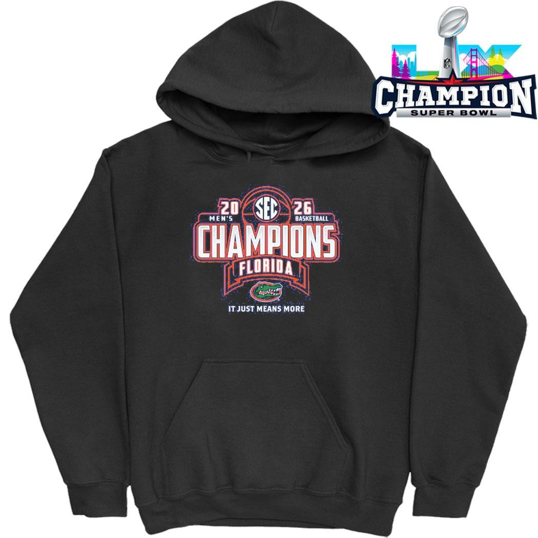 Florida Gators 2026 Sec Men’s Basketball Season Champions Shirt