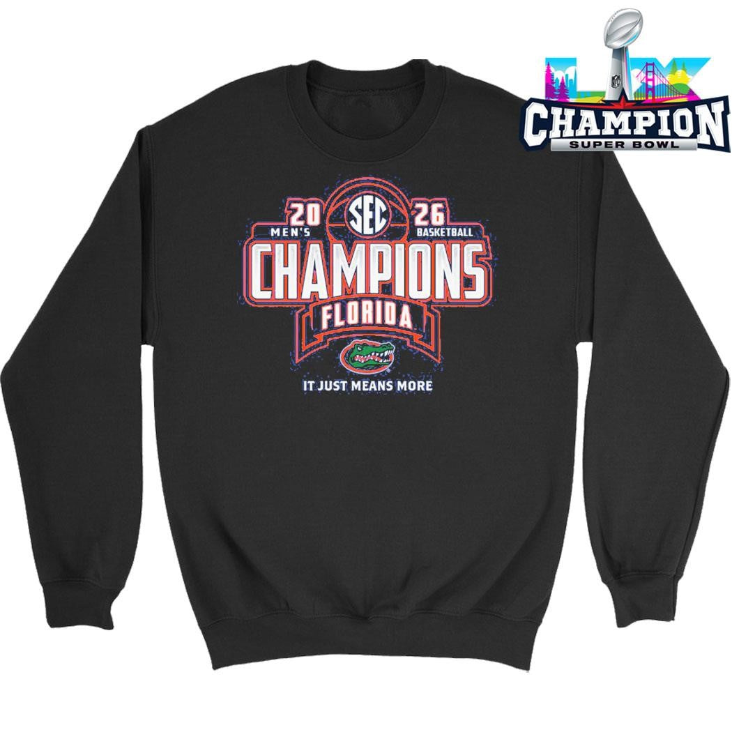 Florida Gators 2026 Sec Men’s Basketball Season Champions Shirt