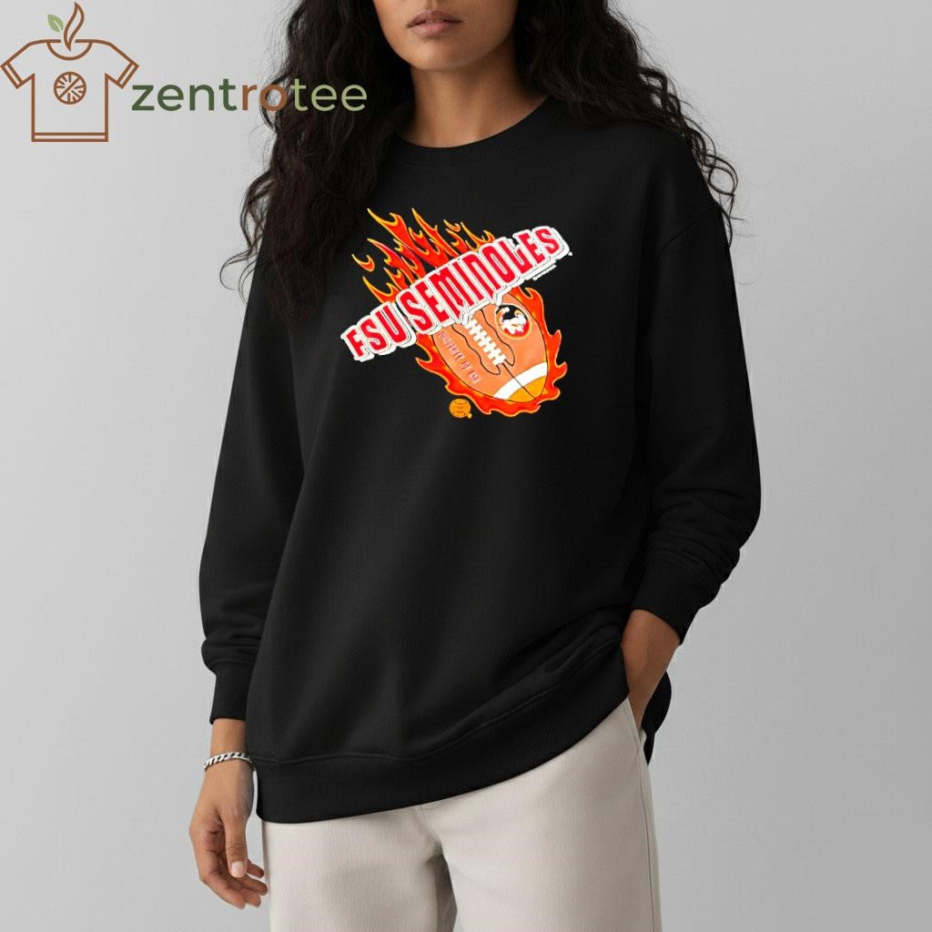 Florida State Seminoles Fsu Seminoles Football fire ball shirt