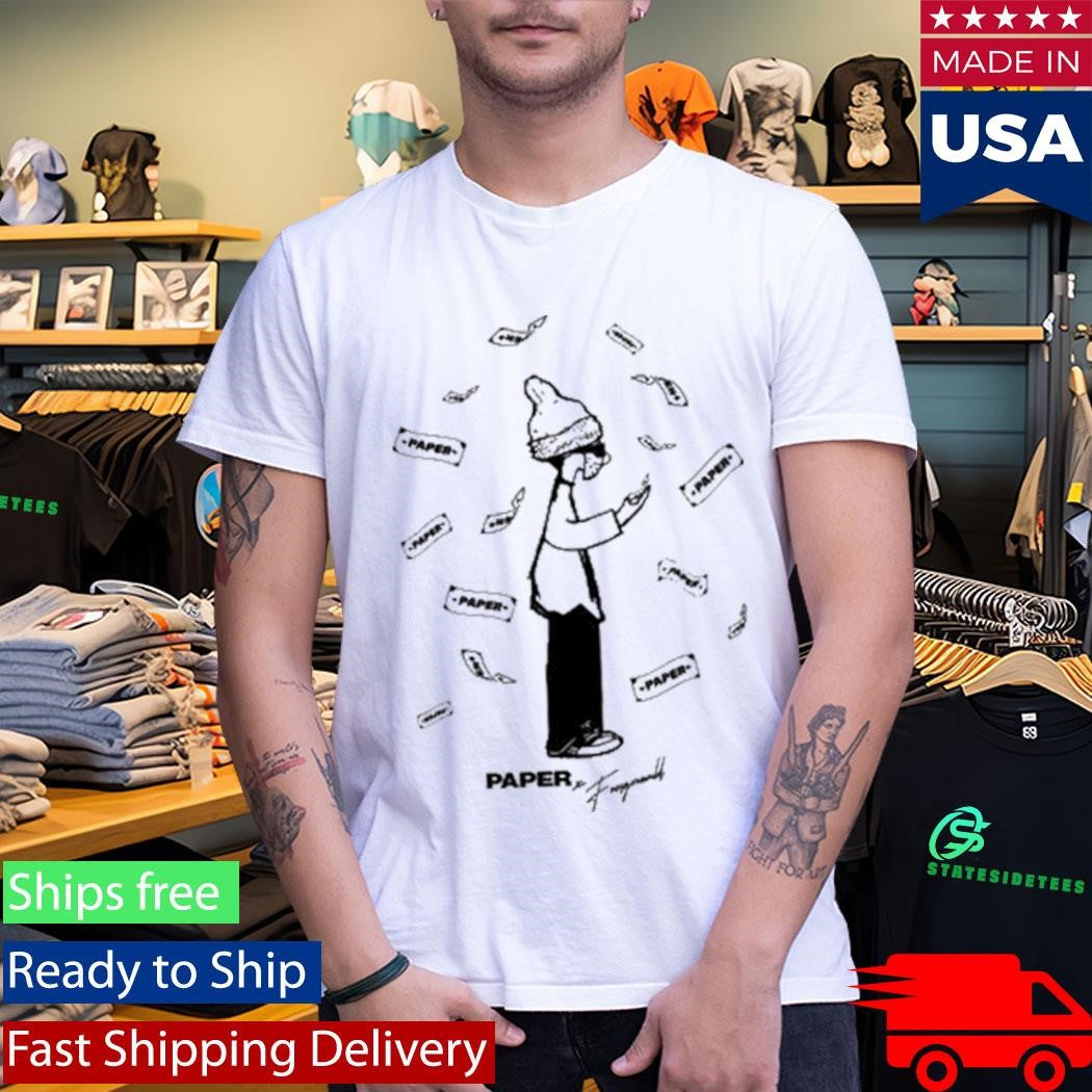 Foos Get Paper White Shirt
