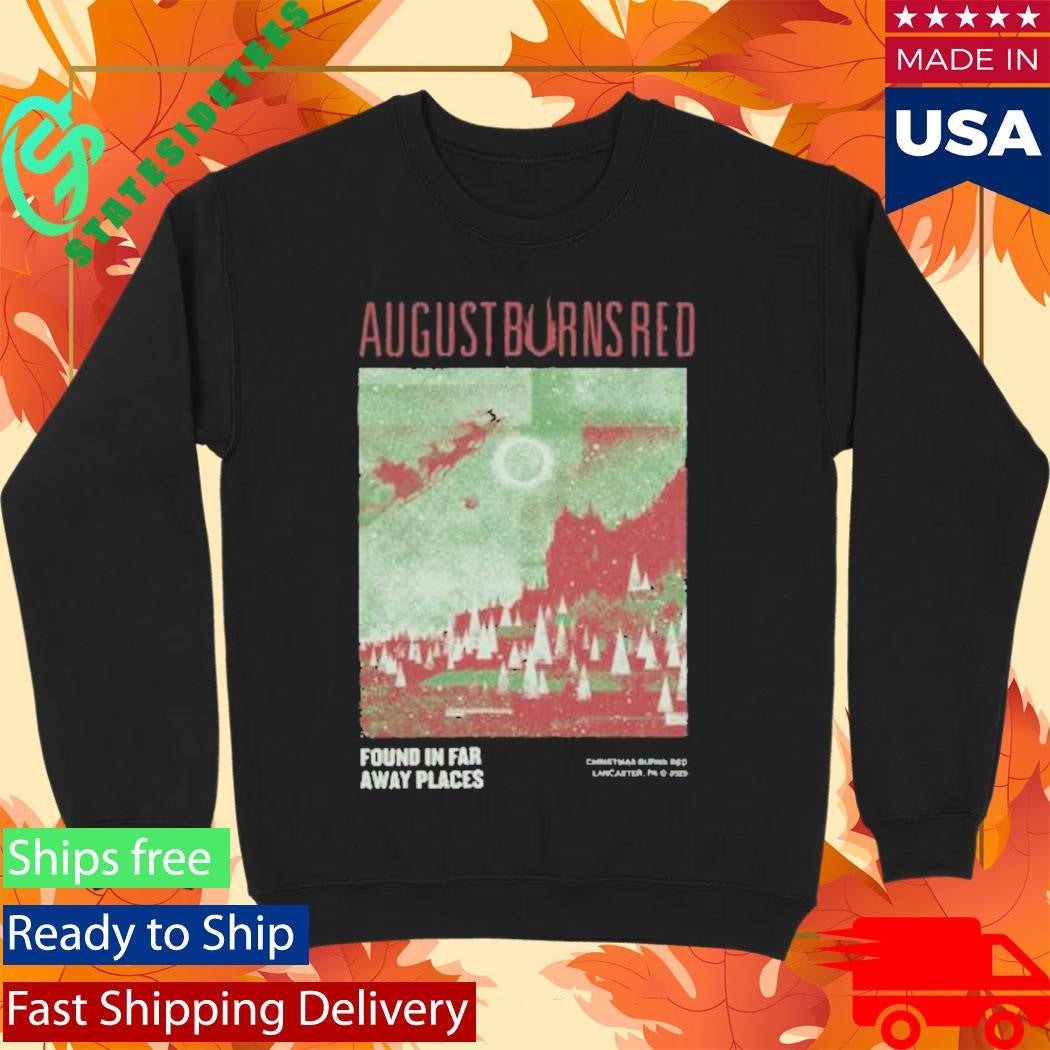 Found In Far Away Places Christmas Burns Red Lancaster Pa 2025 Shirt