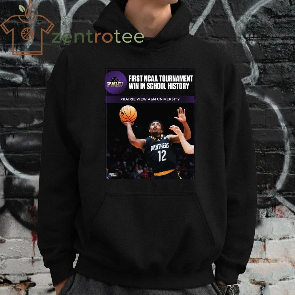 Funny PVMA first NCAA tournament win in history shirt