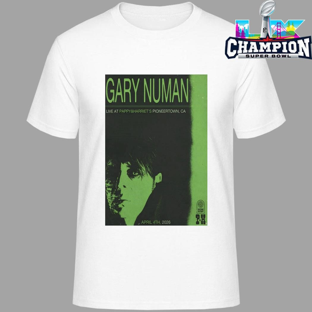 Gary Numan Apr 4 2026 Pappy-harriet’s In Pioneertown Ca Shirt