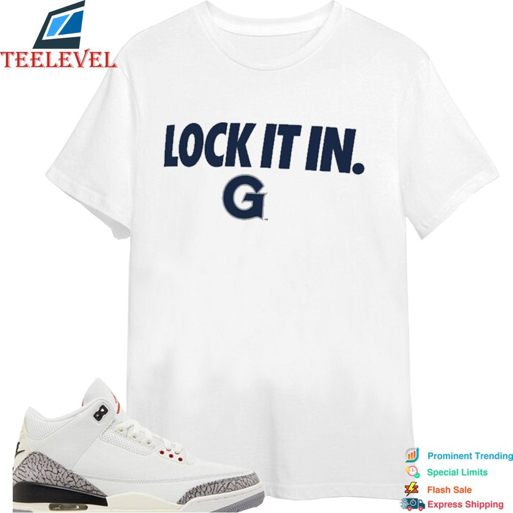 Georgetown Hoyas Tide Lock It In  T-Shirts